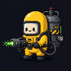 Repixelized hazmat character output